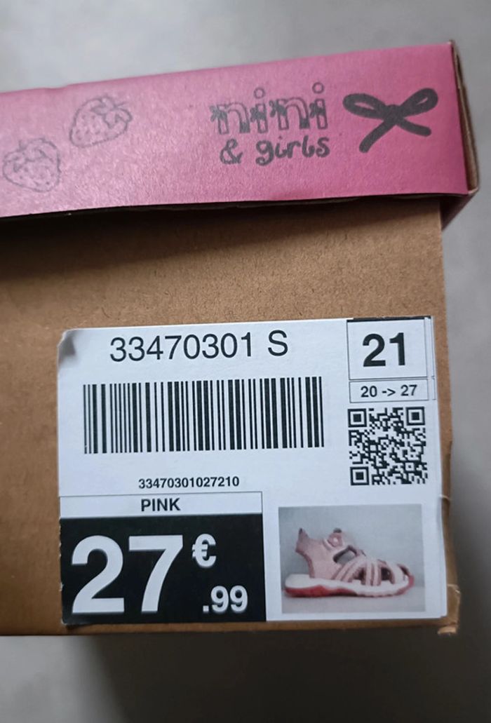 Chaussures ouvertes fille - 21 - photo numéro 8