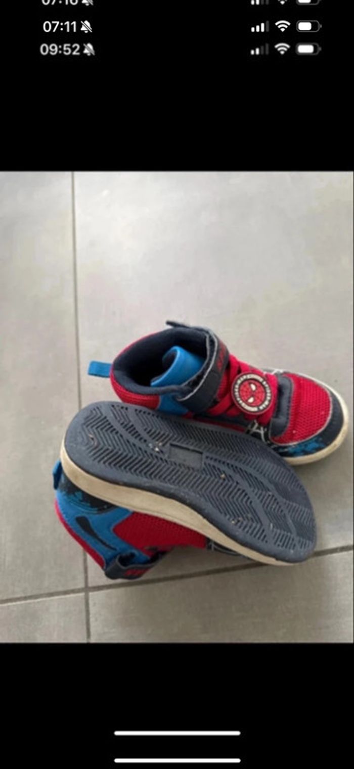 Chaussure garçons t19 spiderman - photo numéro 2