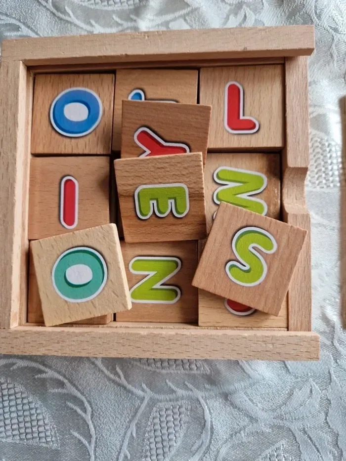 Jeu de boite d'apprentissage les lettres - photo numéro 6