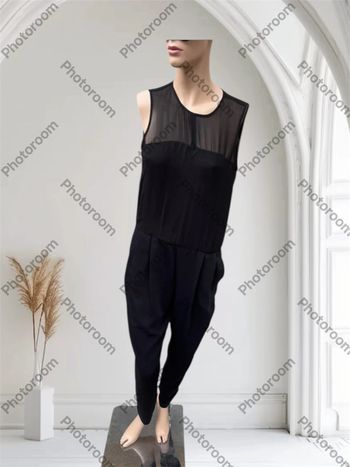 Combinaison pantalon noire Zara – Taille S – Élégante et tendance