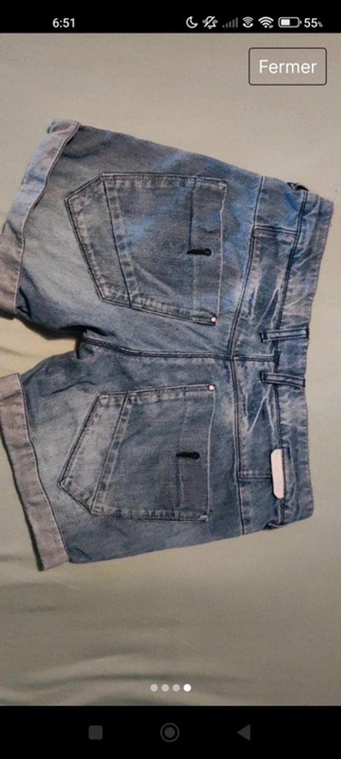 Short en jean - photo numéro 4