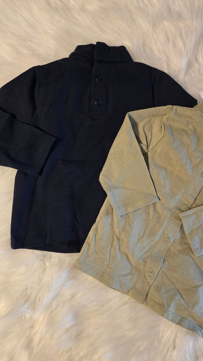 Neufs (non portés) 🏷😍💙 sous pull 6 mois garçon 💙😍 - photo numéro 6