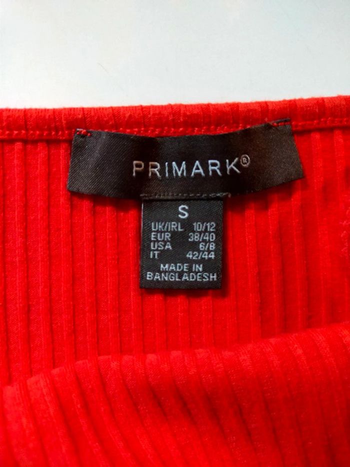 Body côtelé rouge vif – Primark - photo numéro 8