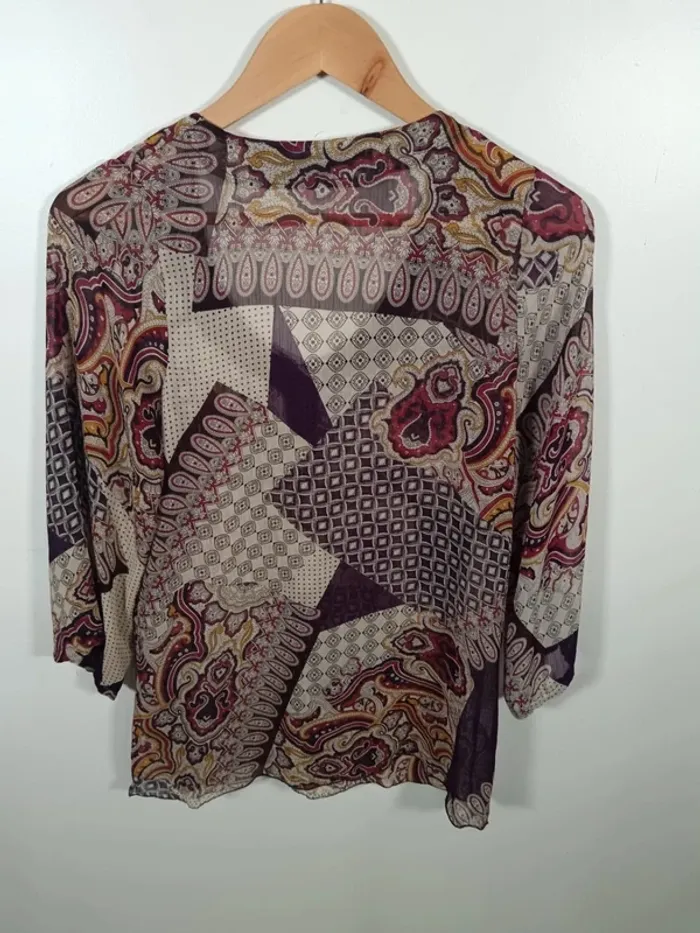C8 blouse imprimée Renatto Bene T2 - photo numéro 2