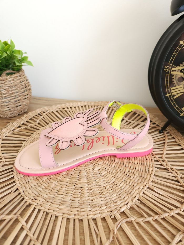 Sandales Cœur à paillettes Rose malabar Billieblush Pointure 35 - photo numéro 3