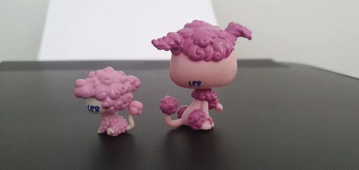 Littlest Pet Shop année 2007 Duo Mzman et Bébé caniche  Chien - photo numéro 2