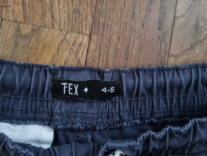 Pantalon cargo garçon bleu foncé Tex taille 4/5ans - photo numéro 2