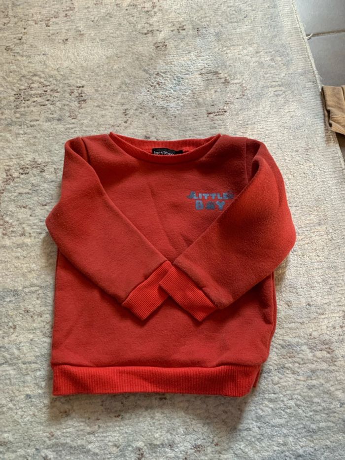 Lot gilet + sweat en 12 mois InExtenso - photo numéro 2