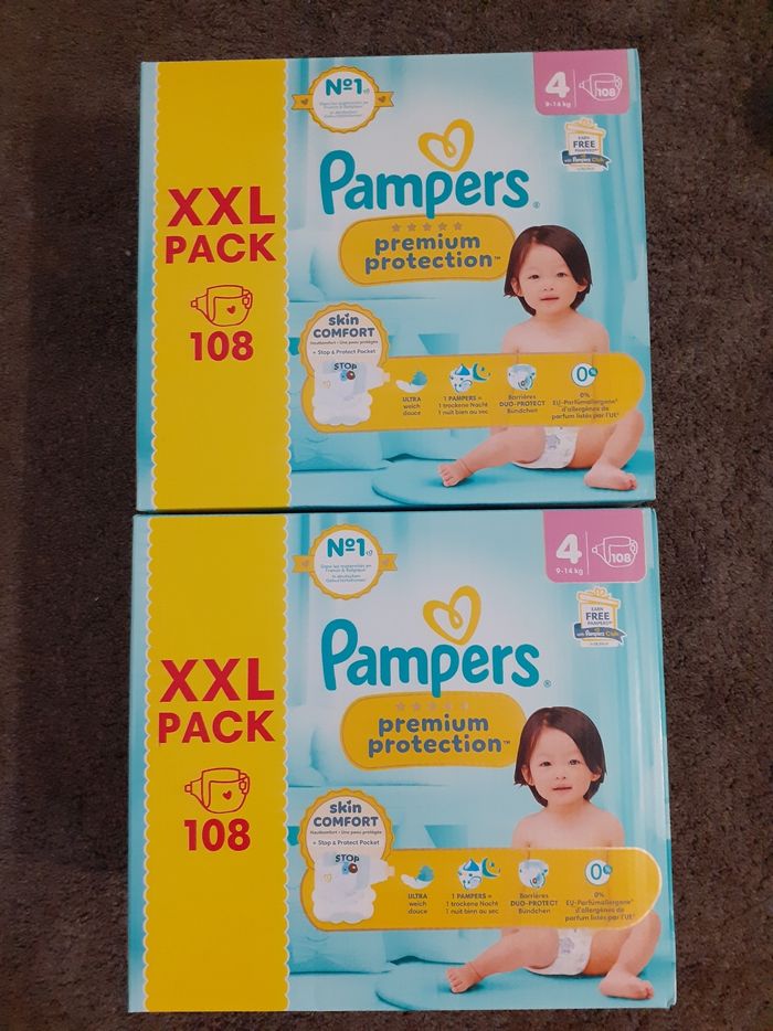 Couches Pampers premium