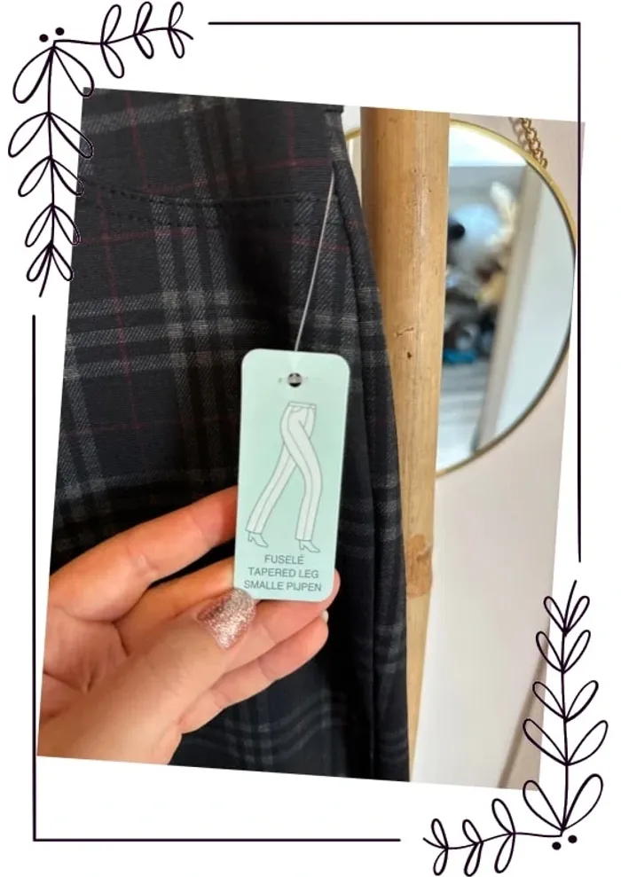 Pantalon à carreaux damart neuf - photo numéro 3