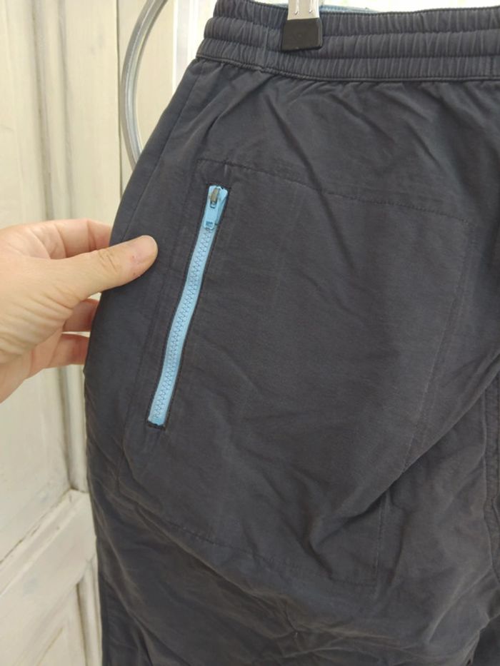 Pantacourt gris et bleu - photo numéro 11