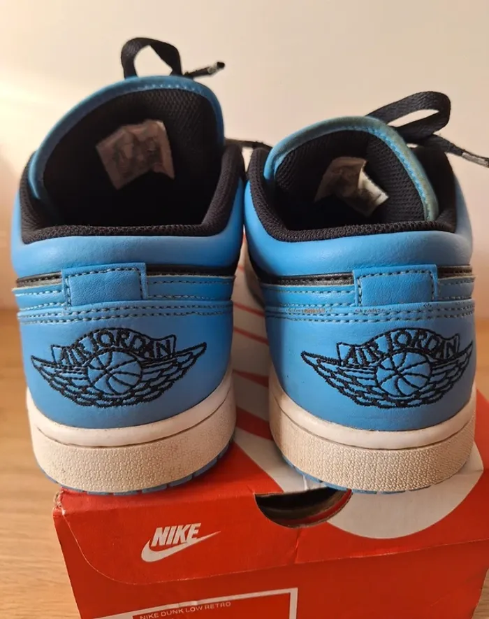 Baskets Nike Air Low 1 - 40 noires et bleues - photo numéro 4