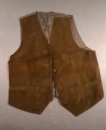 Gilet de costume en  cuir taille s