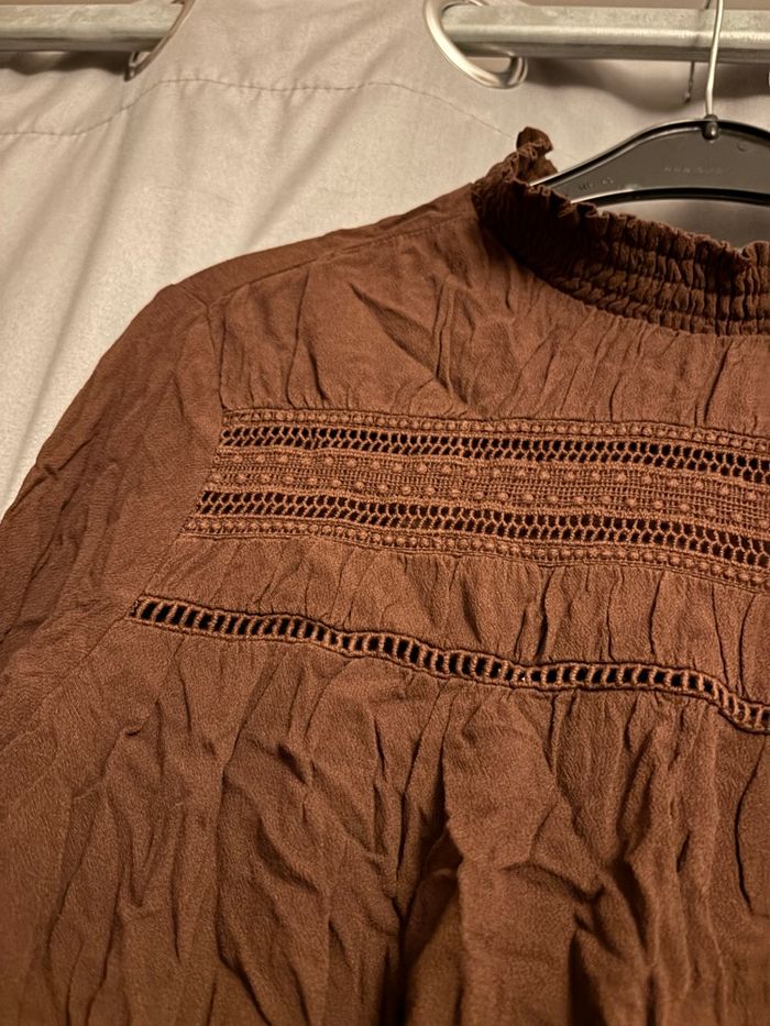 blouse marron - photo numéro 2