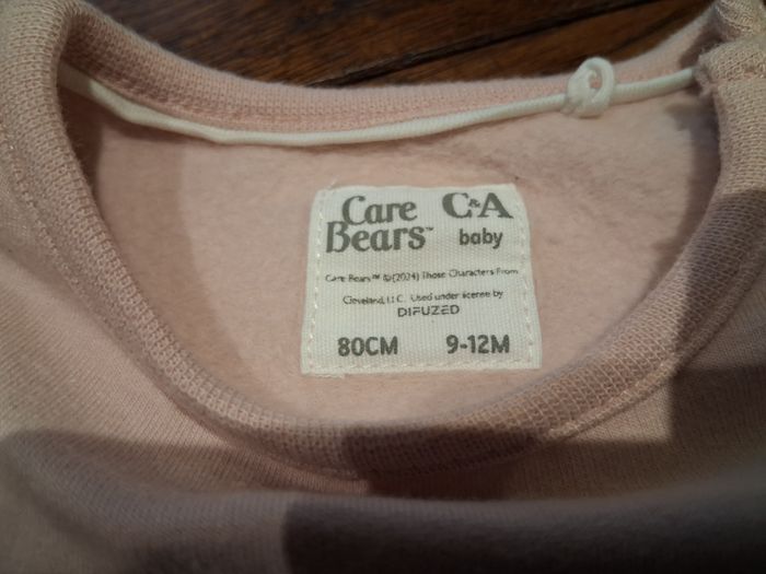 Sweat rose avec motif Bisounours (Care Bears) de marque C&A Baby - photo numéro 3