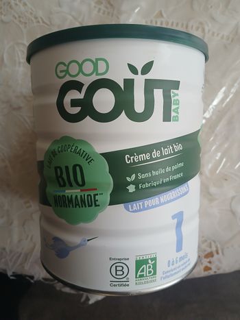 Crème de lait bio - GOOD GOÛT Baby