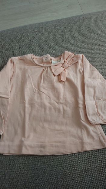 Tee shirt noeud rose Zara
