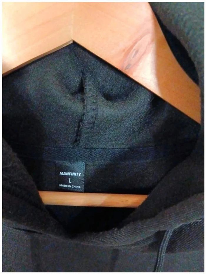 C17 sweat noir Manfinity L - photo numéro 3