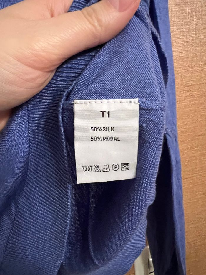 Petit pull fin en soie - photo numéro 2