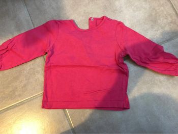 T-shirt manches longues fille 6 mois