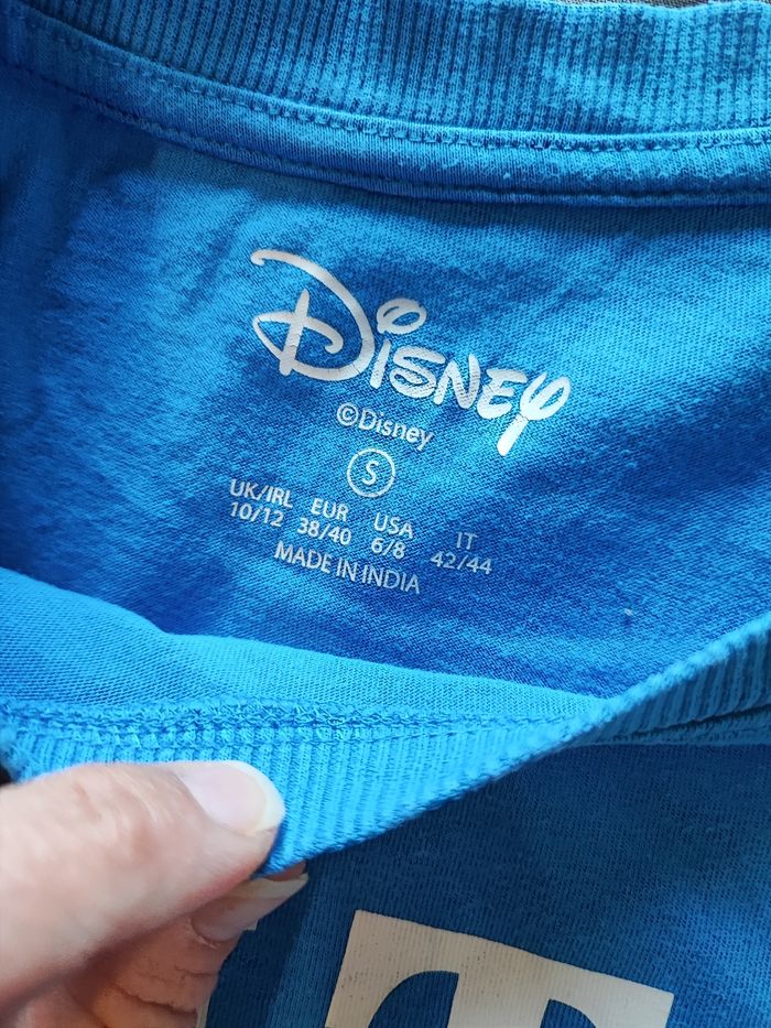 Tee shirt stitch bleu S - photo numéro 2