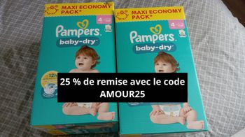 2 cartons Pampers taille 4 neuf jamais ouvert 