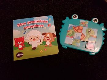 Lot 1 livre et un casse tête pour tout petit