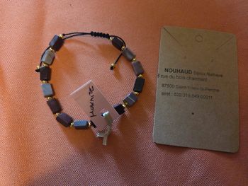 Bracelet pierre naturelle mokaite