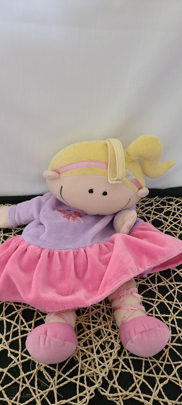 poupée chiffon  en forme de ballerine - NICI - Italien - photo numéro 5