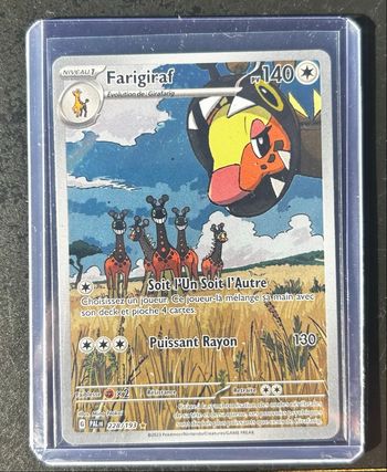 AR Pokémon Farigiraf Évolutions à Paldea 