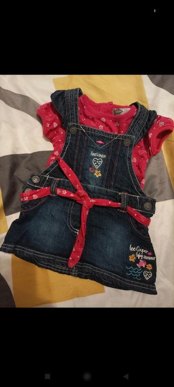 Robe en jean et haut