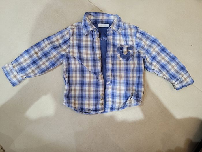 Lot de 3 chemises taille 18 moi - photo numéro 2