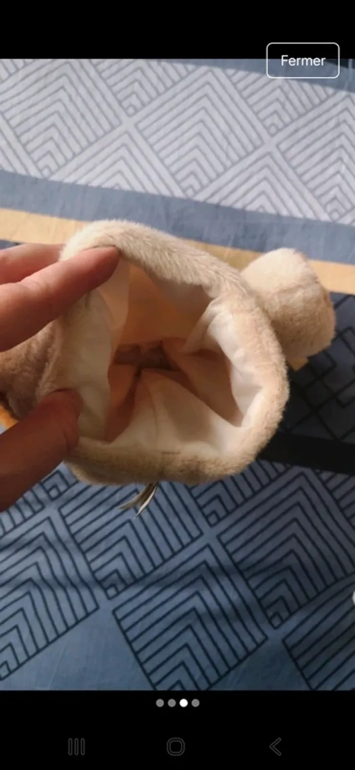 Peluche vache marionnette Histoire d’ours - photo numéro 2