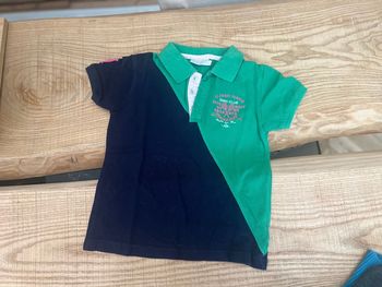 T-shirt idmg interdit de me gronder polo été garçon 6 ans vert rose