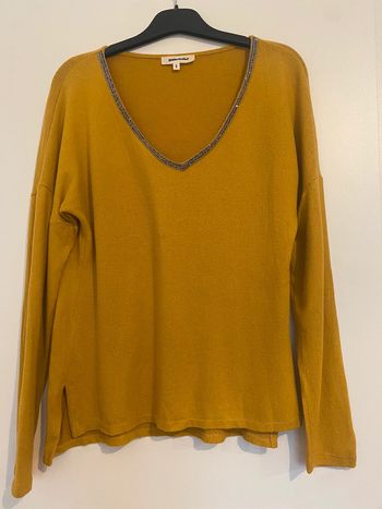 Pull moutarde grain de malice