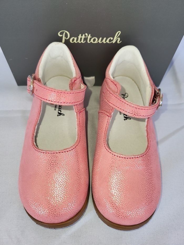 Chaussures charles IX fille en cuir rose Point 23 Made in 🇨🇵 - photo numéro 2