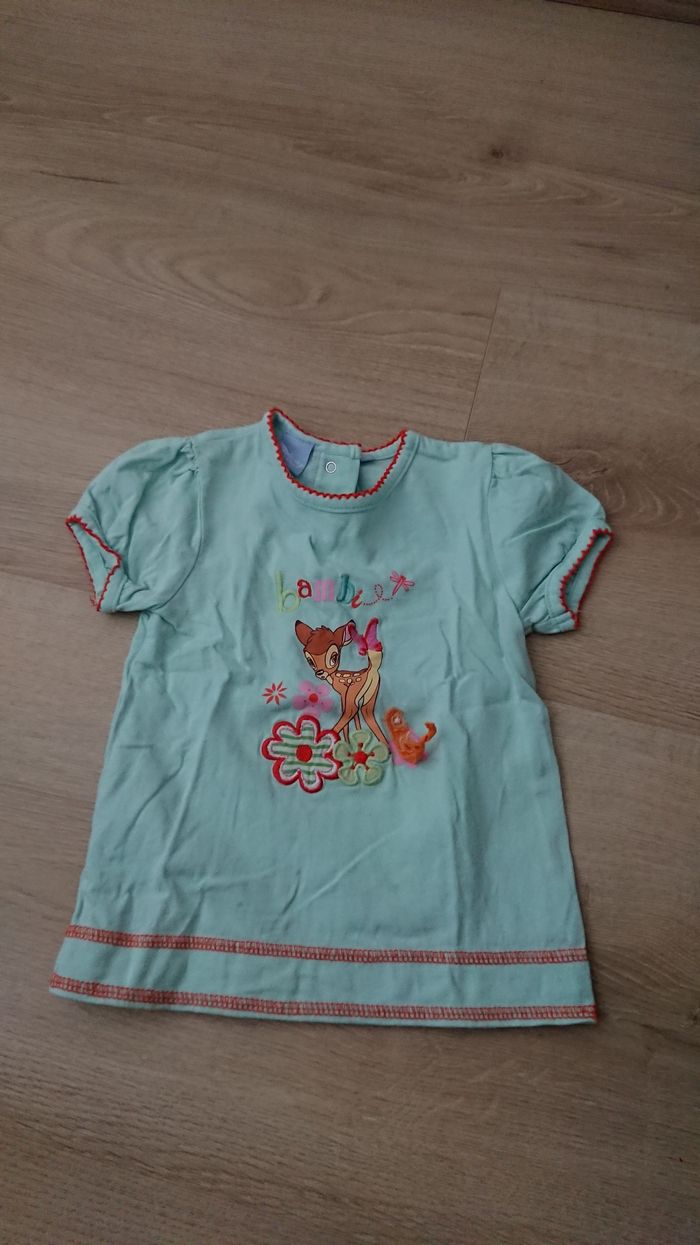 T-shirt manches courtes Disney Bambi