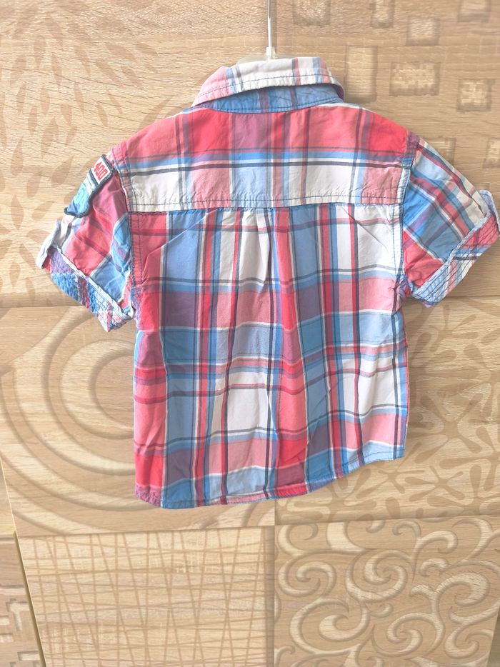 Chemise à carreaux été garçon 2 ans tao - photo numéro 4