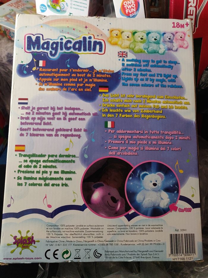 Nounours veilleuse neuf - photo numéro 2