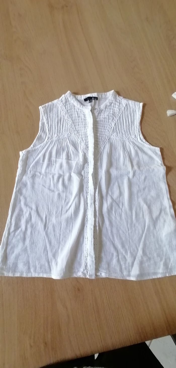 Chemise sans manche femme 36 Etam