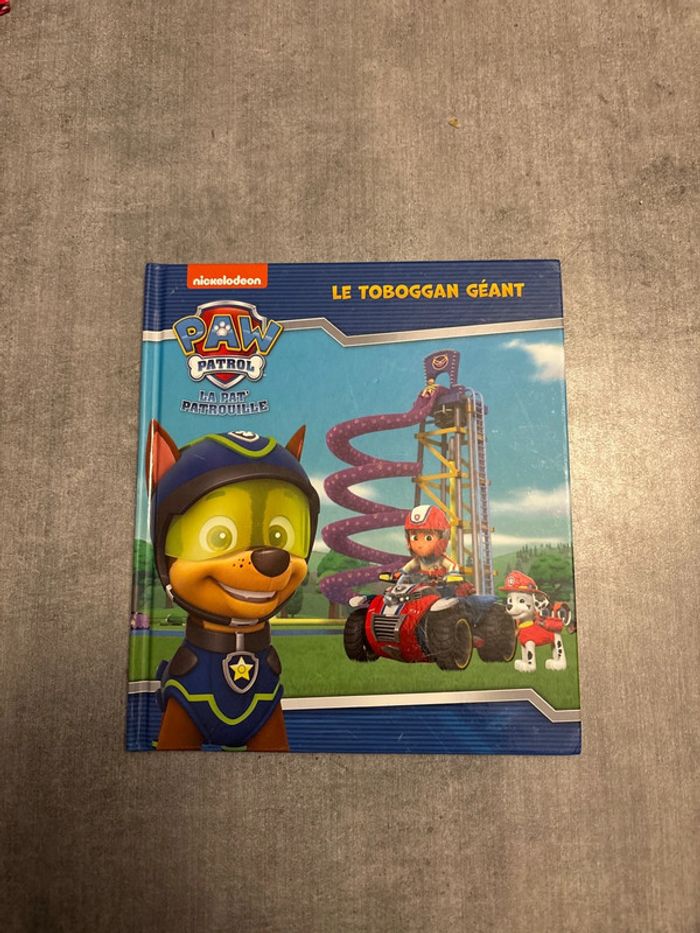 Livre Pat’ Patrouille, le toboggan géant