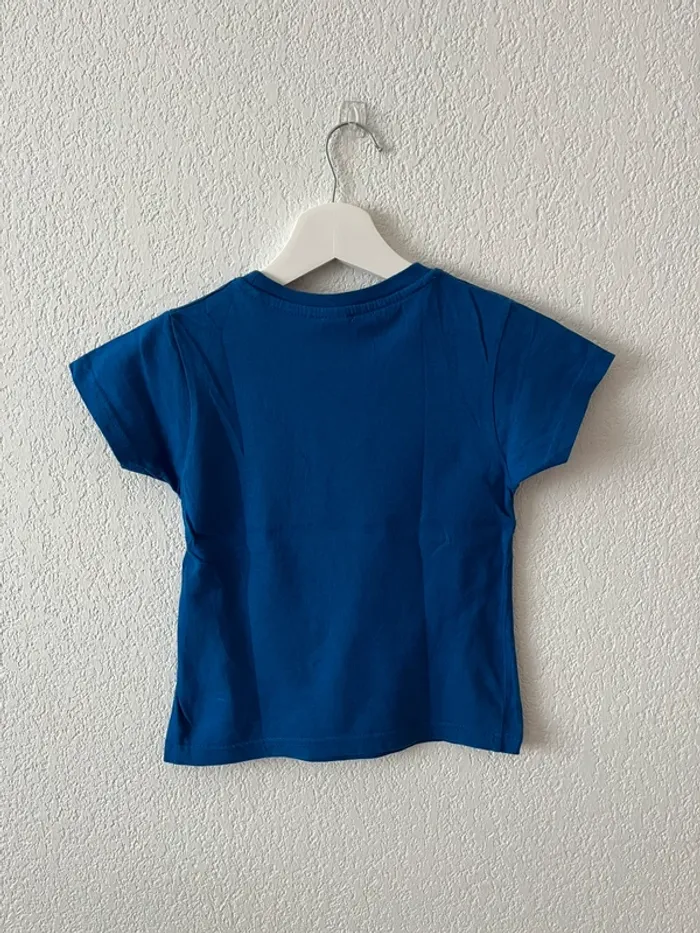 T-shirt bleu Barcelone 3-4 ans – motif dessin animé - photo numéro 2