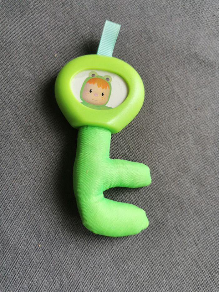 Hochet cotoons grenouille en toile smoby