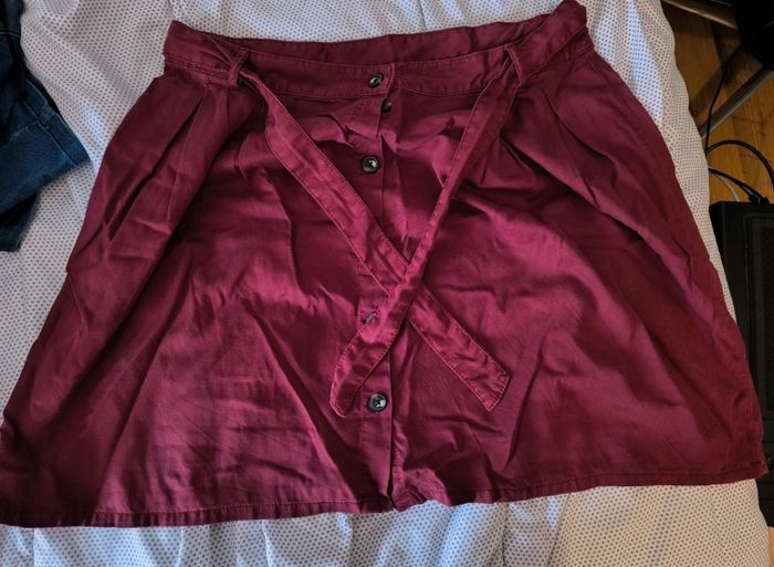 Jupe rouge/bordeaux