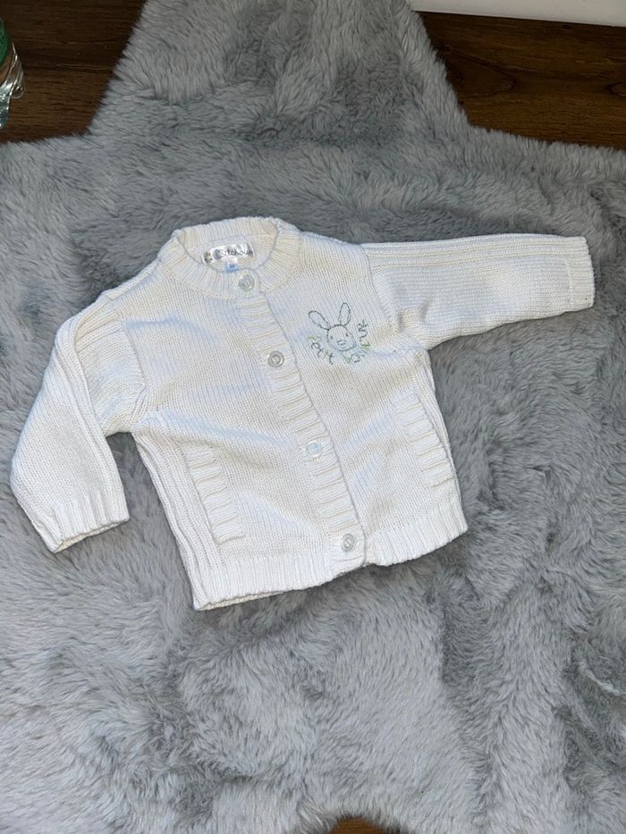 Petit gilet blanc - 3 mois - Kitchoun - photo numéro 3