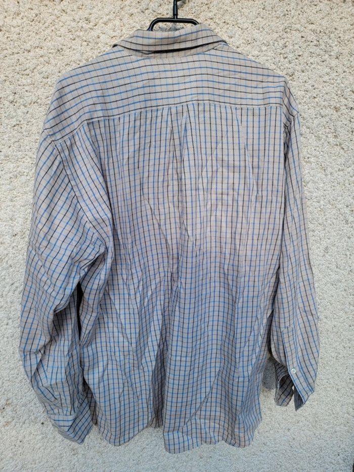 Chemise à carreaux oversize vintage old money grunge - photo numéro 3