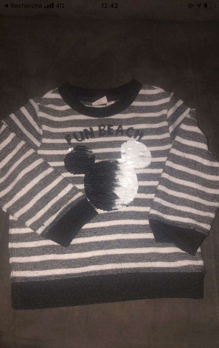 Pull ML en sequins magique - Disney - 3 ans