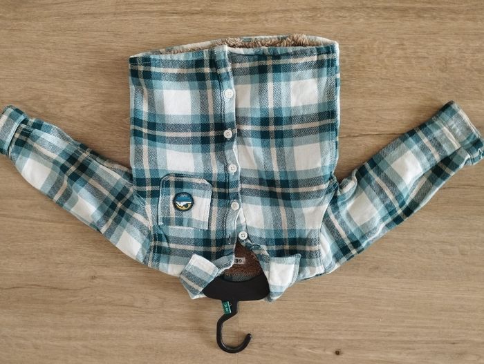 Lot veste matelassée et chemise chaude - photo numéro 2