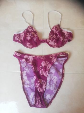Maillot de bain fuschia femme