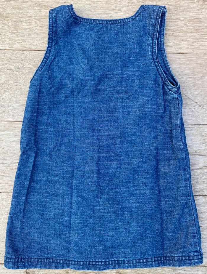Robe jean enfant fille bretelles 18 mois bleu - photo numéro 2